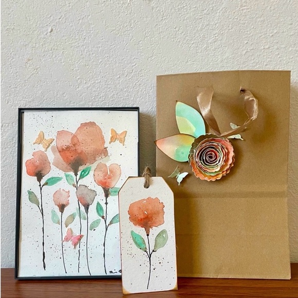 Mystery framed watercolor gift set - Picture 2 of 5